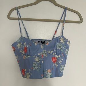 Crop corset top